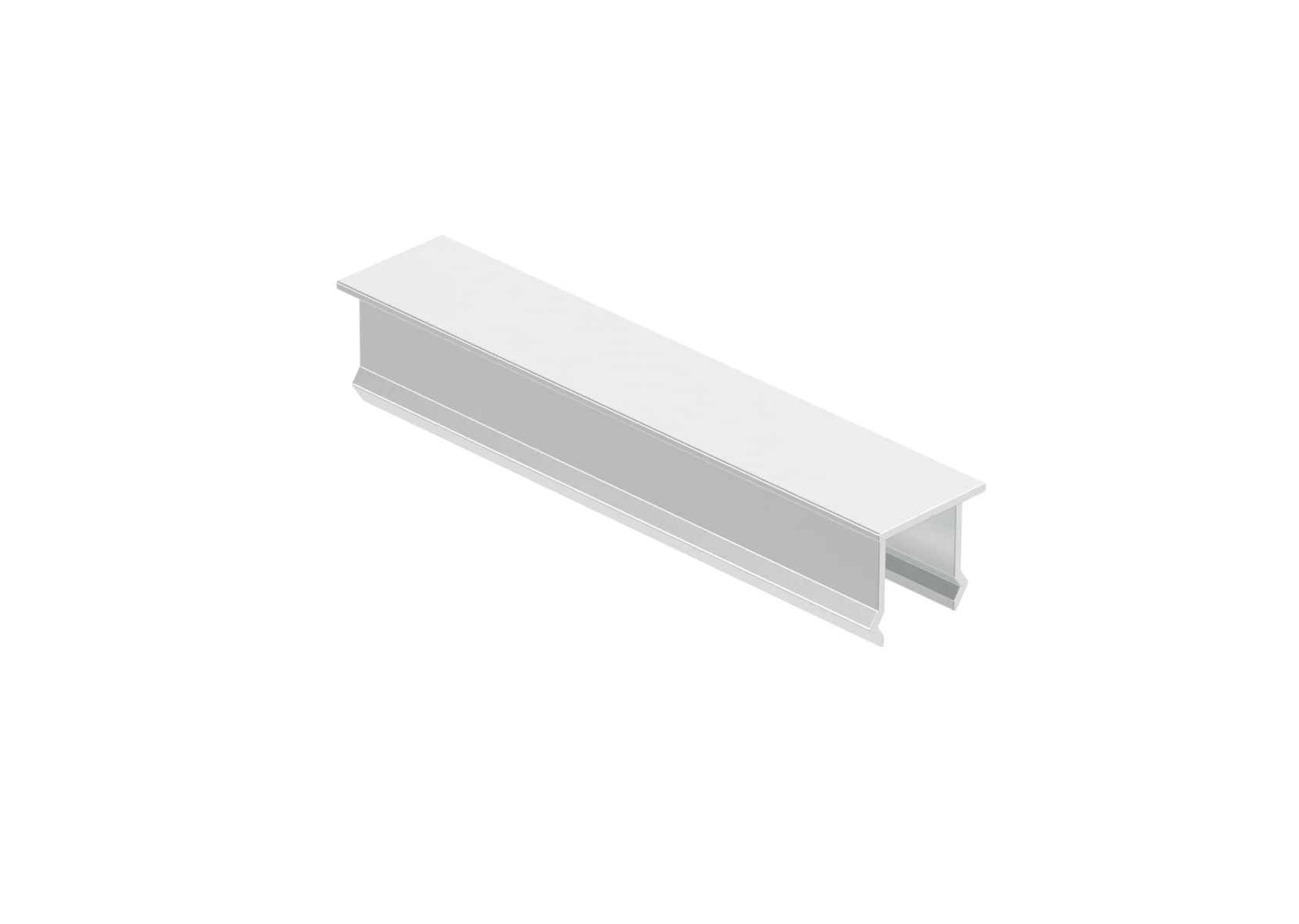 Aluminiowa nakładka na pionowe wypełnienie ogrodzenia, 20x100 – Szary RAL 9006