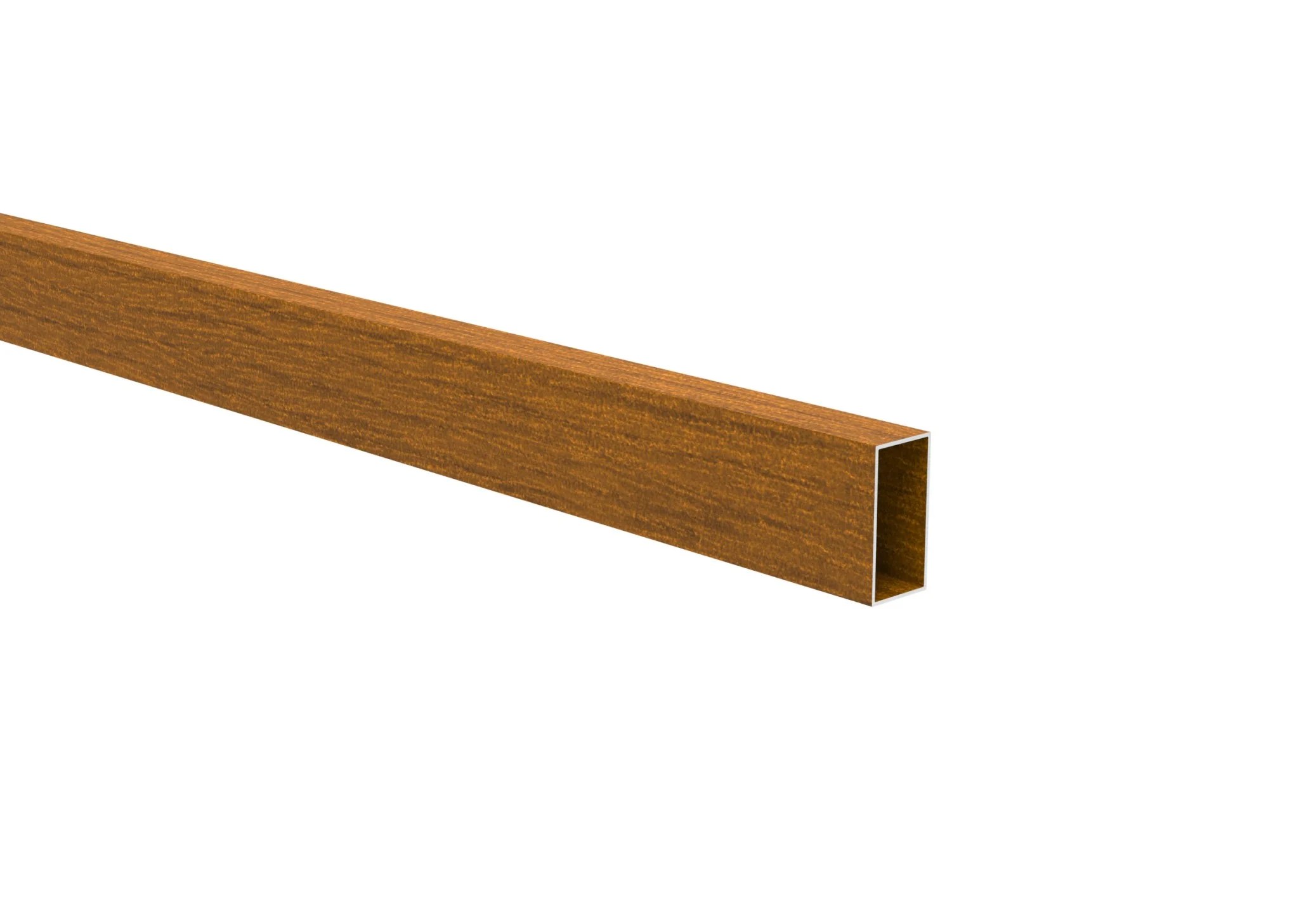 Aluminiowe wypełnienie ogrodzenia 20x40x1,2 - 6m - dekor drewna ZŁOTY DĄB W03