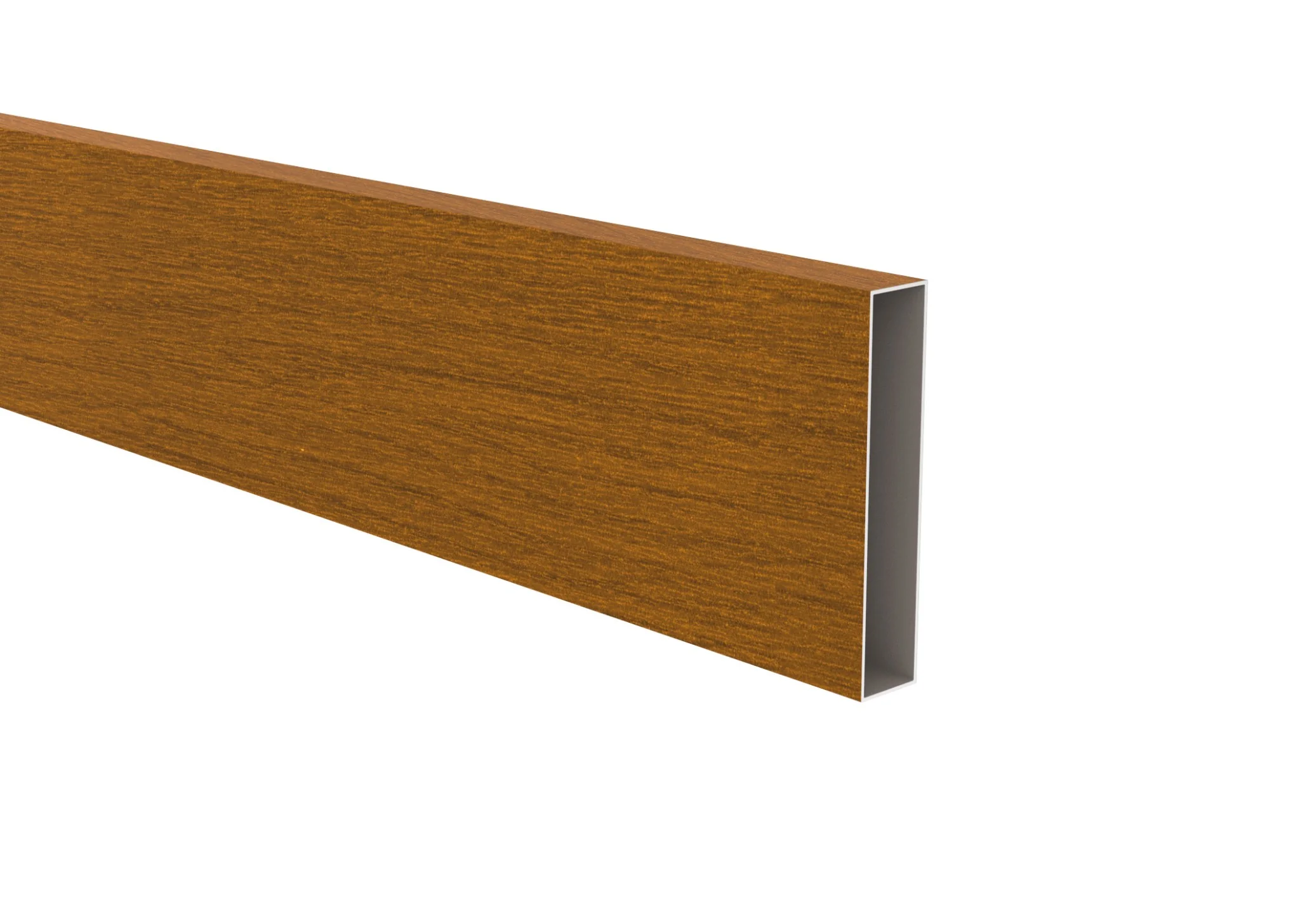 Wypełnienie ogrodzeniowe aluminiowe 20 x 100 x 1,2 - 6,0 m - dekor drewna ZŁOTY DĄB W03