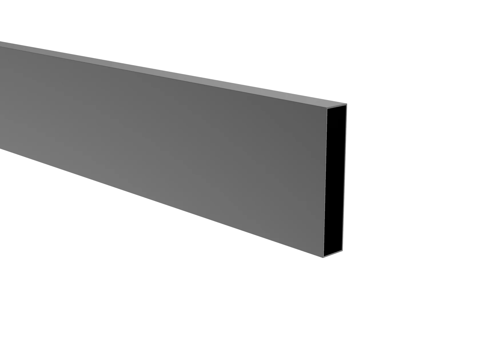 Wypełnienie ogrodzenia aluminiowego 20 x 100 x 1,1 – 2,0 m – Antracyt RAL 7016