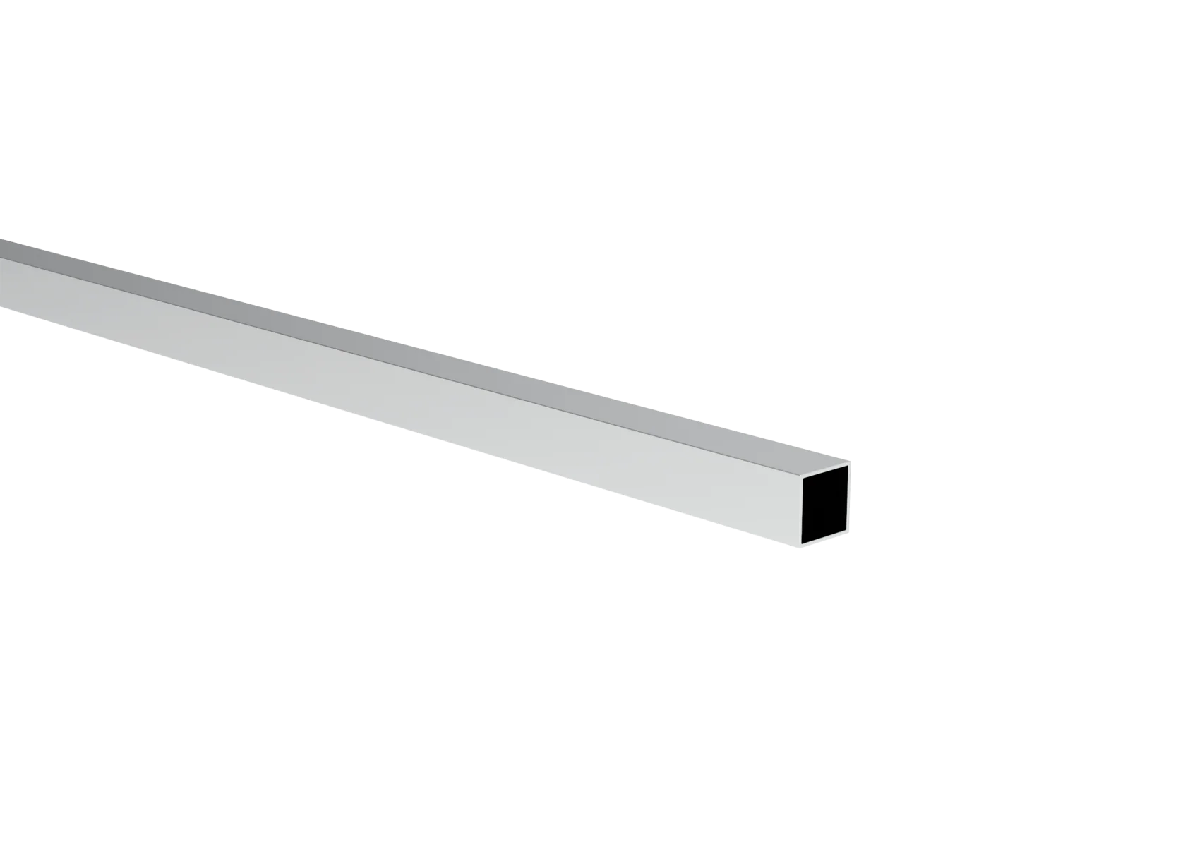 Aluminiowe wypełnienie ogrodzeniowe i fasadowa listwa narożna, 20 x 20 – 6,0 m – Natural