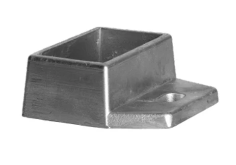 Aluminiowy wspornik do mocowania nośnego profilu pionowego wypełnienia, dla profilu 60 x 30 – Natural