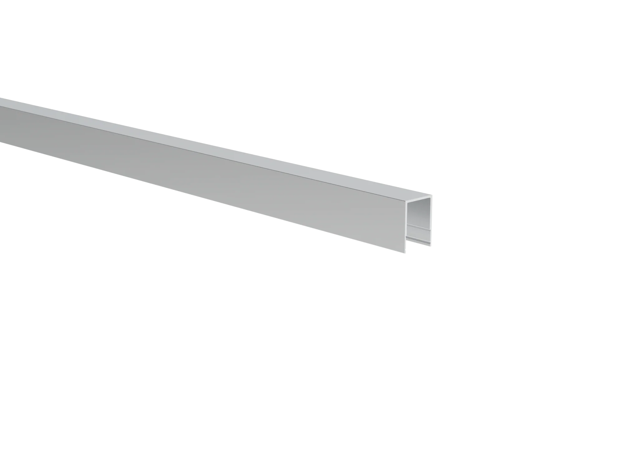 Click-lock listwa górna do pełnej wypełnienia ogrodzenia FG/F20 – 6,0 m - Antracyt RAL 7016