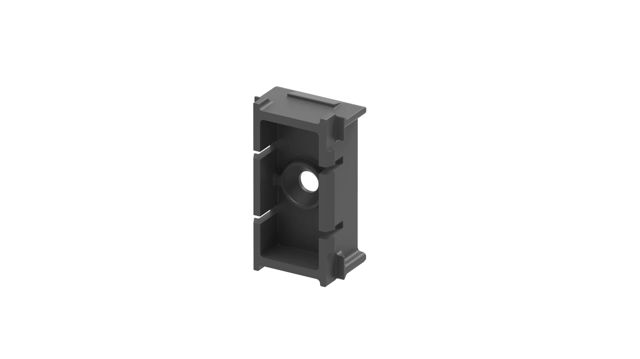 Click - lock złączka do systemu elewacyjnego, 25 x 25 - Antracyt RAL 7016, 50szt