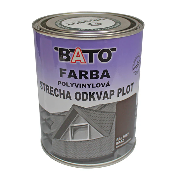 Farba poliwinylowa, Brąz ciemny RAL8017 1kg (0,8L)