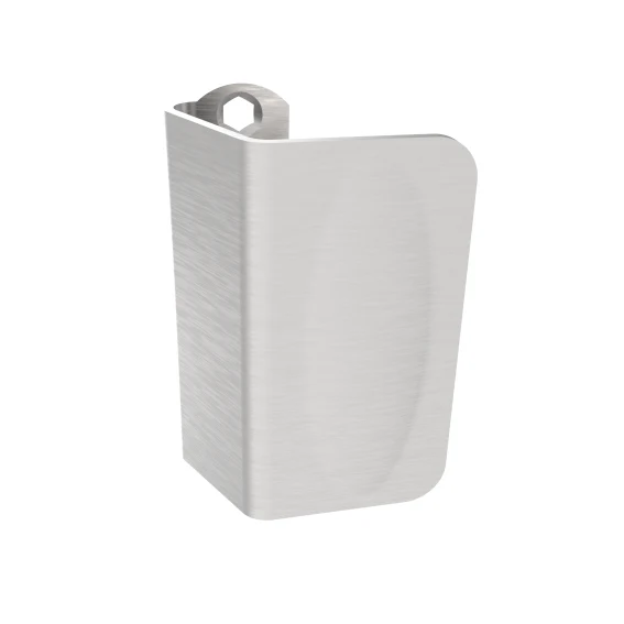 Klamka drzwiowa, 93x65mm, INOX