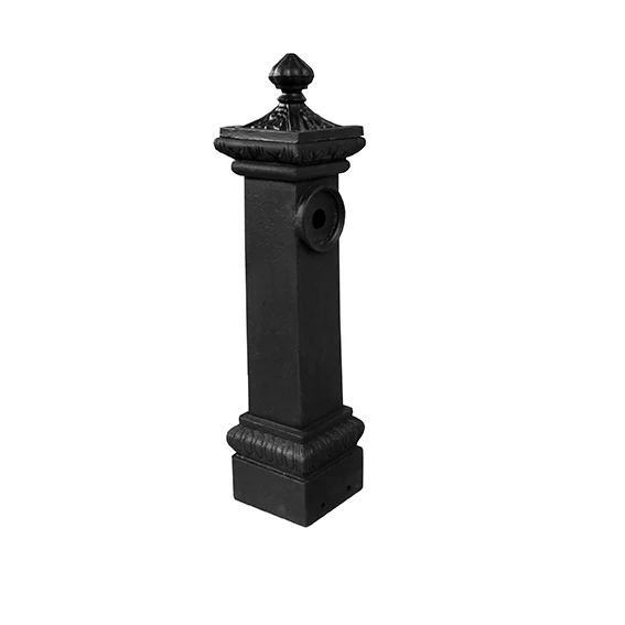 Kuty produkt 630x140x140mm, cast iron, black