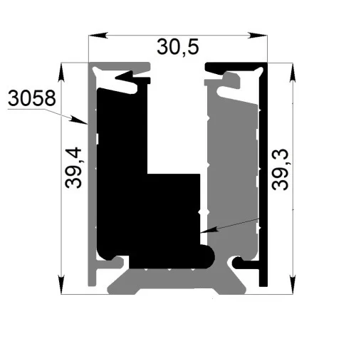 Listwa zasciskowa z taśmą osłonową H40 - Image 3