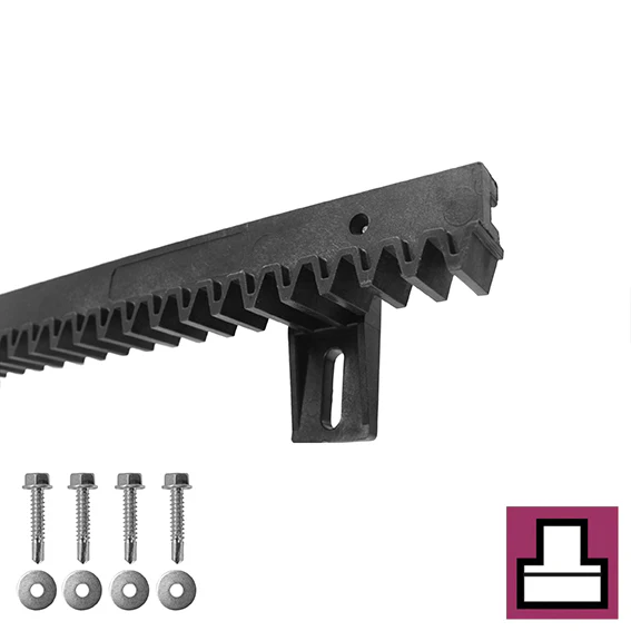 Listwa Zębata PVC+Fe,light,27x20mm, L1m,max 300kg - Image 2