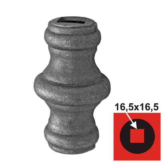 Nasadka h69, D43, 16,5x16,5mm