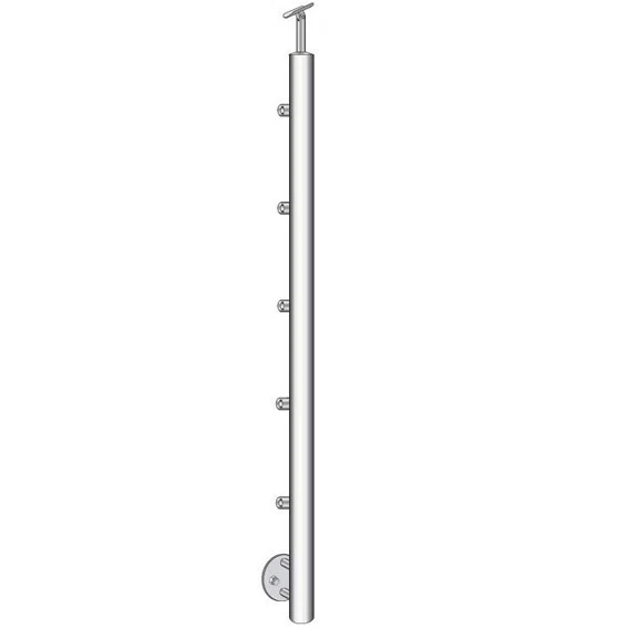 Poler-supek D42,4/5x12mmm,h100cm schody AISI304, D - Image 2