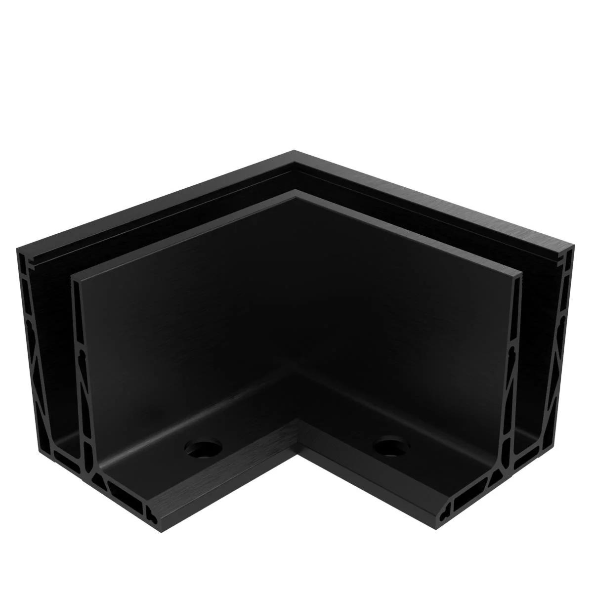 Profil balustrady szklanej Al AL/ELOX/Satin