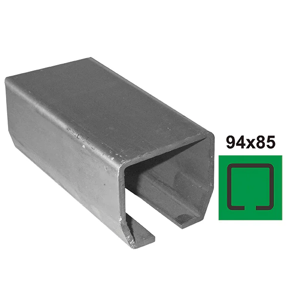 Profil do bramy przesuwnej Fe, 94x85x5mm, L6m - Image 2