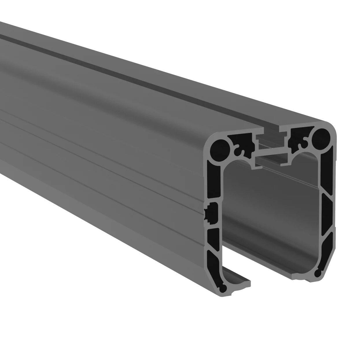 Prowadzący profil dolny AL, 90x99mm, L3m, RAL7016