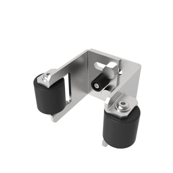 Uchwyt bramy Zn, 55-90mm Zn,black rubber