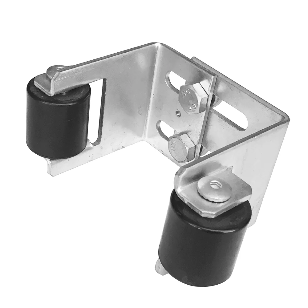 Uchwyt bramy Zn, 55-90mm Zn,black rubber - Image 2