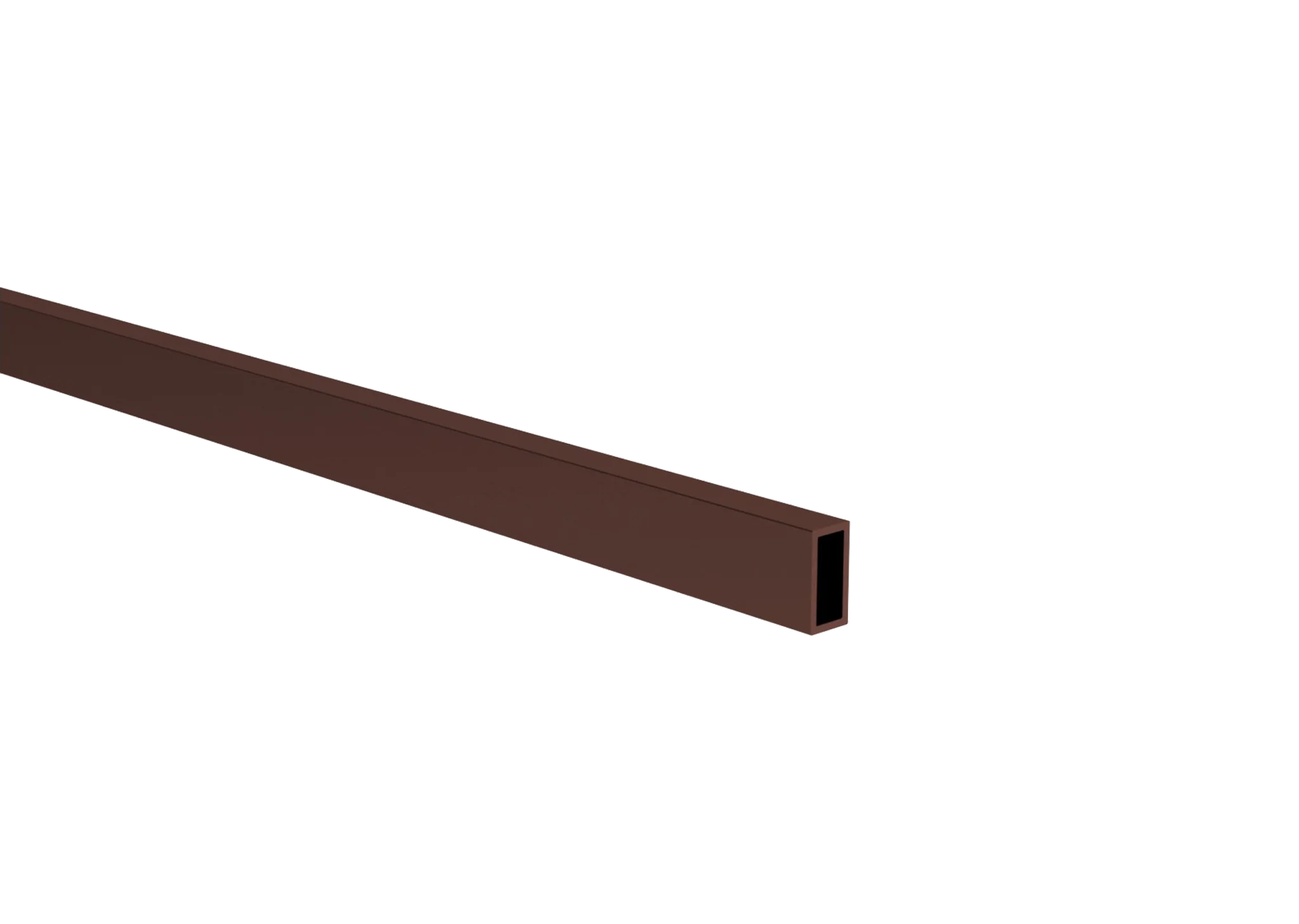 Wypełnienie ogrodzeniowe aluminiowe 20 x 10 x 1,5 – 6,0 m – Brązowy RAL 8017