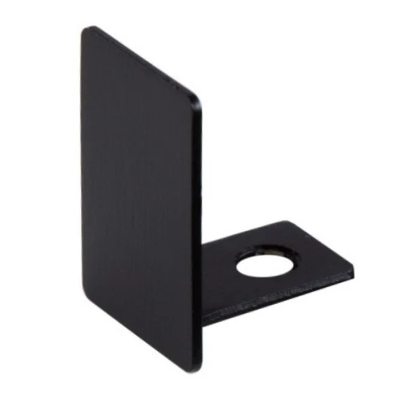 Zaslepka 20x14 glass t10mm black