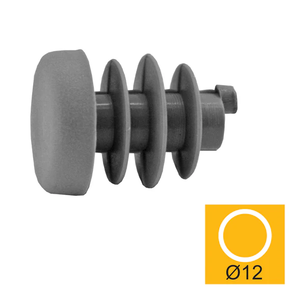 Zaślepka na szara PVC, d12mm - Image 2