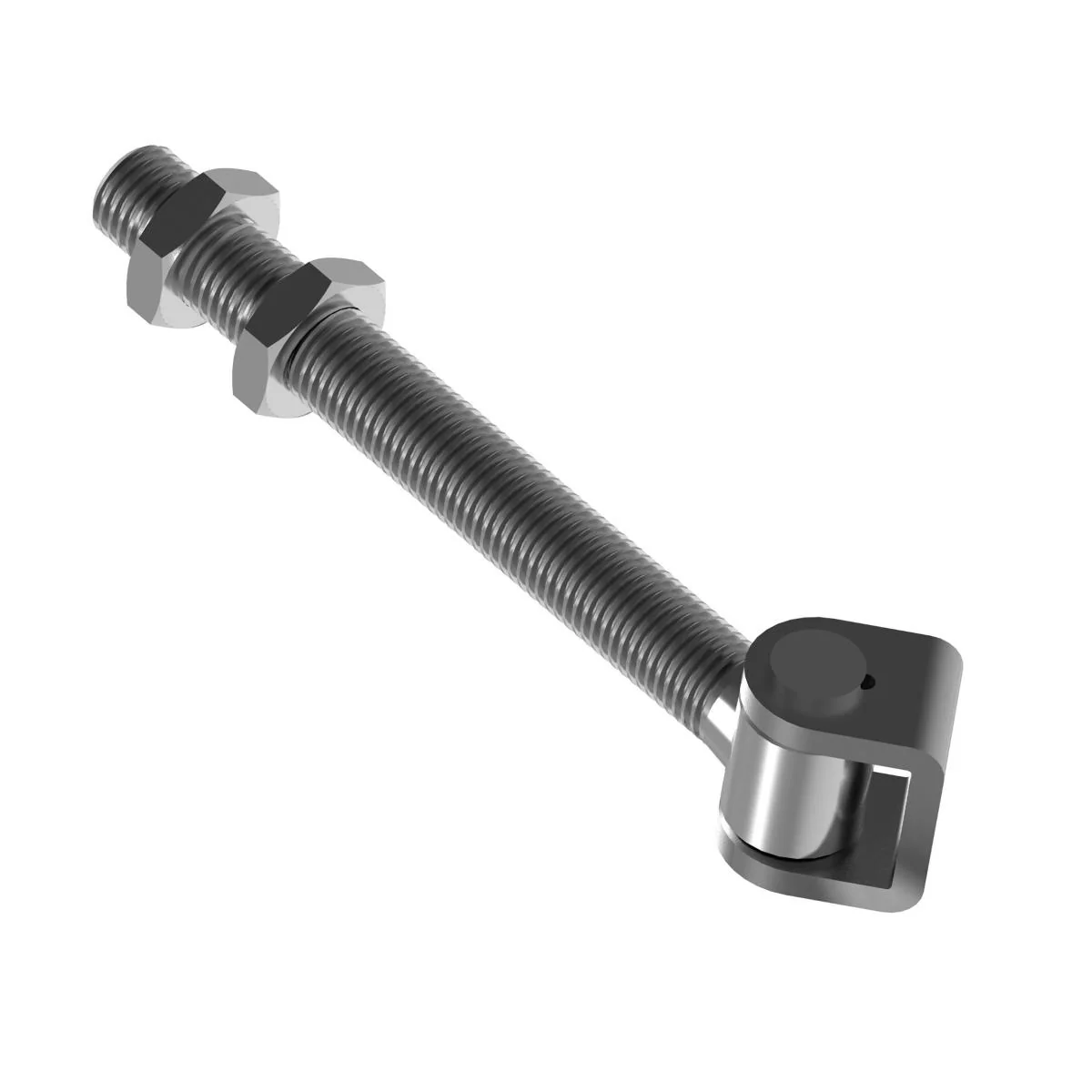Zawias regulowany długi INOX, M12