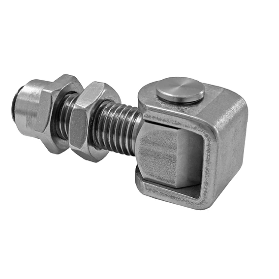 Zawias regulowany z nakrętką M20, AISI 304 - Image 2