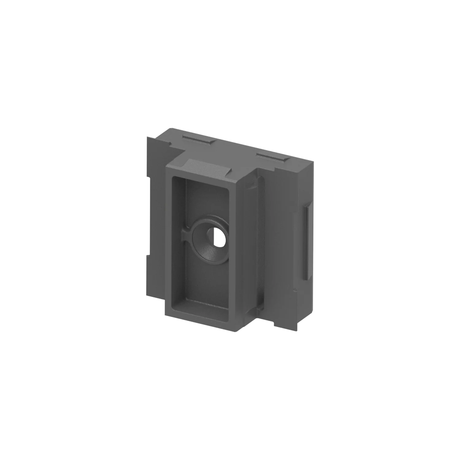 Złącze click-lock do systemu elewacyjnego, 45 x 25 – Antracyt RAL 7016, 50szt